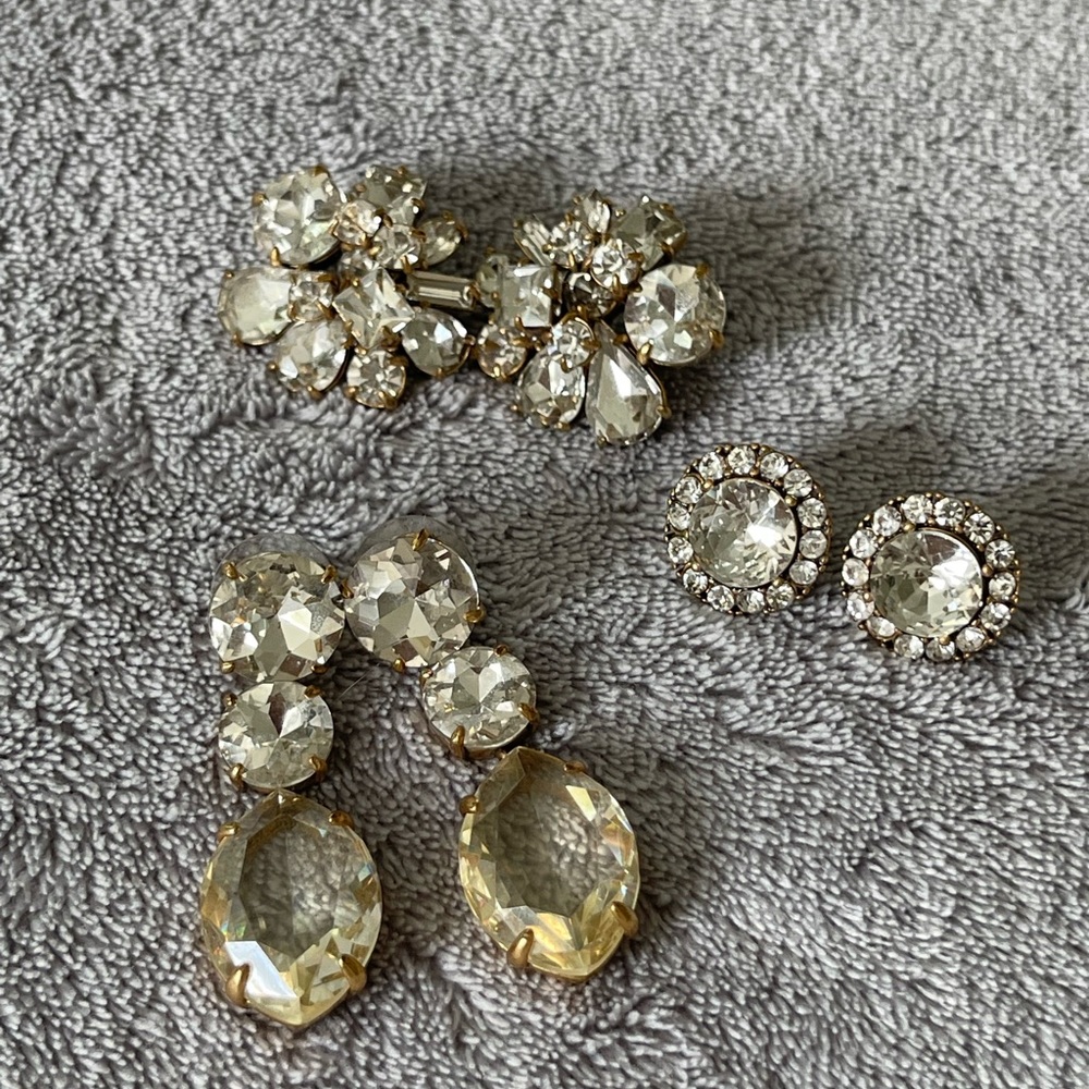 J.CREW Crystal Earrings